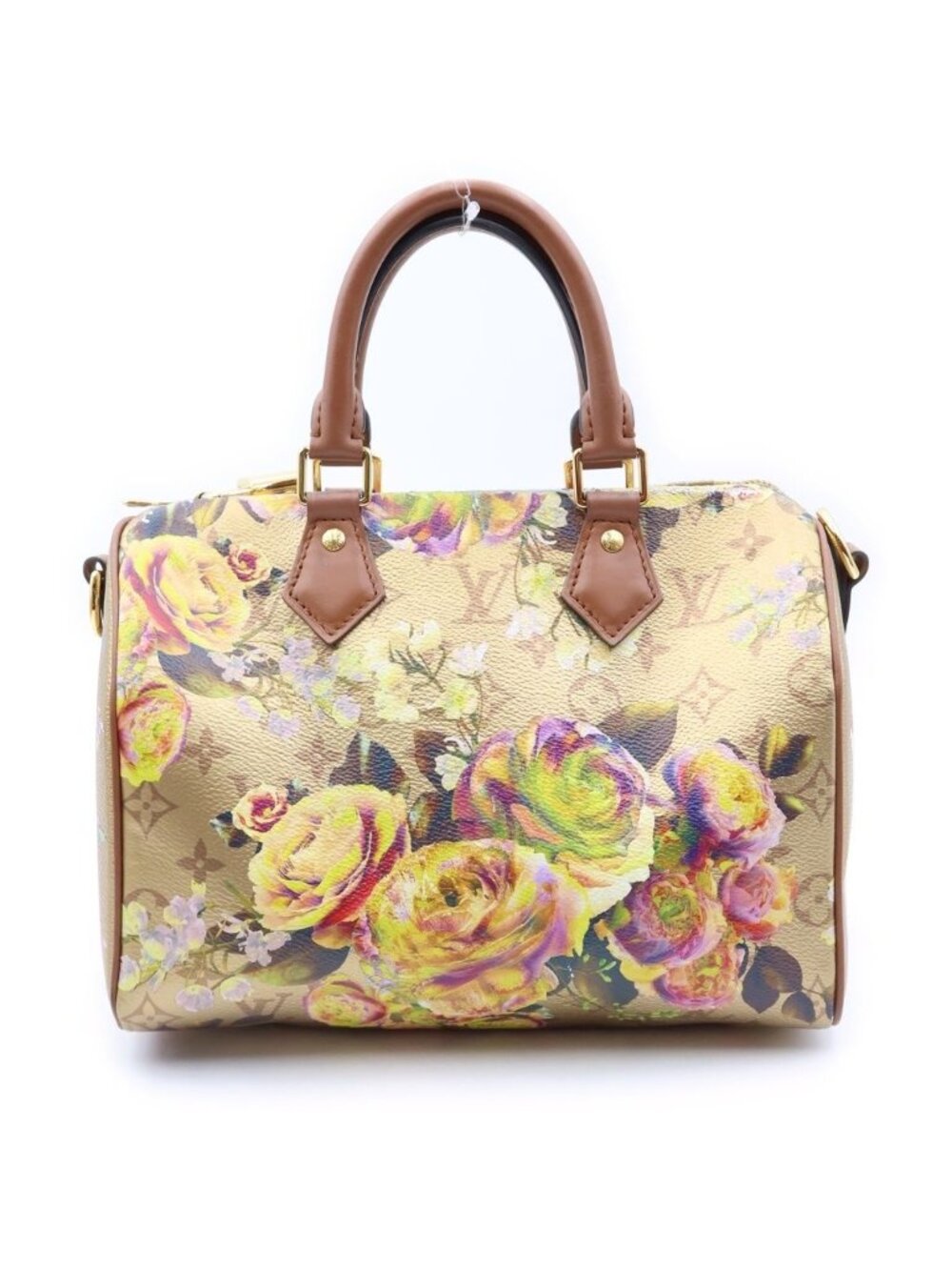 Louis Vuitton LV Garden Speedy 25 Bandouliere Handbag 2-Way Shoulder Leather